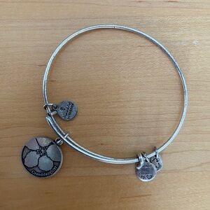 Silver Charm Bangle Bracelet